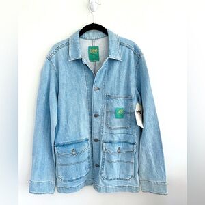 Lee x The Hundreds Chore Jacket Light Blue Denim Men | Size Small New with Tags